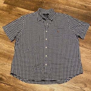Ralph Lauren Classic Fit Short Sleeve Button Down Mens XL